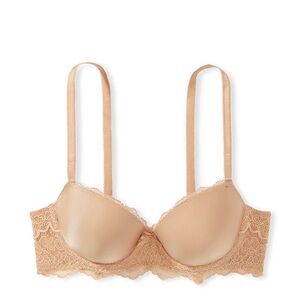 Victoria's Secret Dream Angel’s Tan Beige Lace Bra 32DDD or 32F